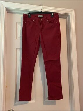Rue21 Burgundy Skinny Jeans